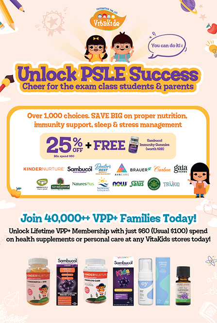 Spend $60 and get 25% off at Vitakids